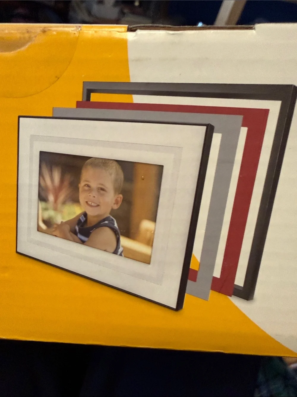 Kodak EasyShare P720 Digital Photo Frame w/Home Decor Kit Y2K Retro- Non WiFi